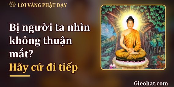 Bị người ta nhìn không thuận mắt? Đừng chùn bước, cứ đi tiếp