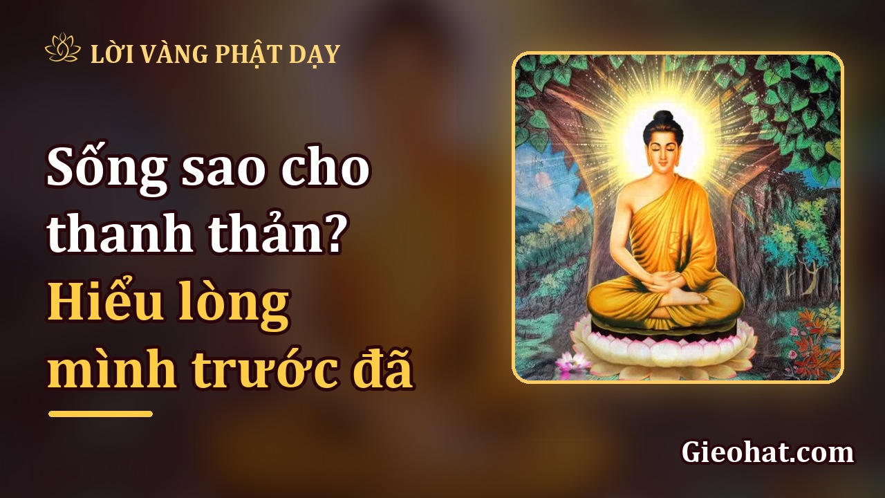 Sống sao cho thanh thản? Hiểu lòng mình trước đã